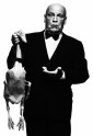 Albert-Watson-_-Alfred-Hitchcock-with-Goose,-1973