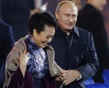 Vladimir Putin and Peng Liyuan