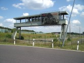 The old border crossing at Helmstedt Checkpoint Alpha