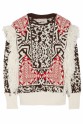 Emilio Pucci Fringed Jacquard-Knit Sweater
