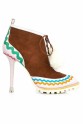Sophia Webster Katy Suede and Leather Ankle Boots