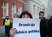 "Latvijas attīstībai" protestē pret mikrouzņēmumu nodokļa paaugstināšanu - 5