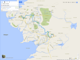 "Gredzenu pavēlnieka" "Google Maps" karte