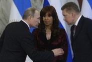 Argentīnas prezidente tiekas ar Putinu