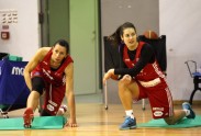 Latvijas sieviešu basketbola izlases pirmais treniņš - 12