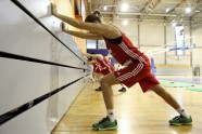 Latvijas sieviešu basketbola izlases pirmais treniņš - 14