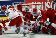 Hokejs, pasaules čempionāts: Dānija - Baltkrievija - 4