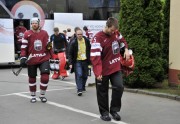 Latvijas hokeja izlases fotosesija Prāgā - 46