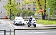 Jaunie trafarētie Valsts policijas dienesta motocikli 