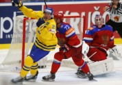 PČ hokejā: Krievija - Zviedrija