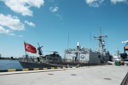 NATO Turcijas jūras spēku kara kuģis TCG Goksu - 1