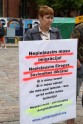 'Antiglobālisti' protestē pret bēgļu uzņemšanu Latvijā - 4