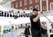 'Antiglobālisti' protestē pret bēgļu uzņemšanu Latvijā - 5