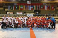 Latvijas inline hokeja izlase FIRS PČ spēlē pret Čehiju - 13