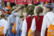 XI Latvijas Skolu jaunatnes dziesmu un deju svētku noslēguma koncerta ģenerālmēģinājums Mežaparkā  - 4