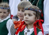 XI Latvijas Skolu jaunatnes dziesmu un deju svētku noslēguma koncerta ģenerālmēģinājums Mežaparkā  - 9