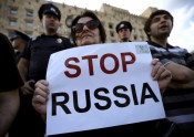 Demonstrācija pret Krieviju Tbilisi - 3