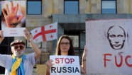 Demonstrācija pret Krieviju Tbilisi - 6