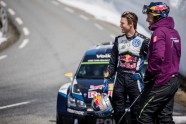 Pasaules čempions kalnu slēpošanā Svindāls un WRC pilots Andreass Mikelsens izbrauc pa Norvēģijas kalnu serpentīnu - 10