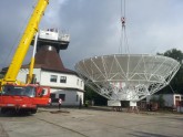 Ventspils Augstskolas radioteleskops RT-16 iegūst jaunu antenu - 1