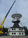 Ventspils Augstskolas radioteleskops RT-16 iegūst jaunu antenu - 4
