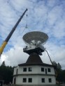 Ventspils Augstskolas radioteleskops RT-16 iegūst jaunu antenu - 5