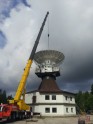 Ventspils Augstskolas radioteleskops RT-16 iegūst jaunu antenu - 7