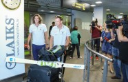 Eiropas čempioni Samolovs / Šmēdiņš tiek sagaidīti lidostā - 3