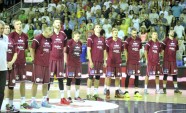 Latvijas basketbola izlase pārbaudes spēlē apspēlē Slovēniju - 1