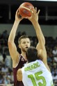 Latvijas basketbola izlase pārbaudes spēlē apspēlē Slovēniju - 4