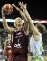 Latvijas basketbola izlase pārbaudes spēlē apspēlē Slovēniju - 6