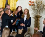 Jēkabsoni-Žogotu Baltajā namā sveic Obama - 6