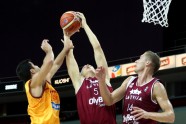 Latvijas izlase ar drošu uzvaru noslēdz gatavošanos 'Eurobasket 2015' - 24