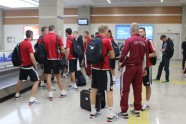 Latvijas futbola izlase ierodas Turcijā - 15