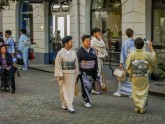 В Риге состоялся уникальный показ японских кимоно