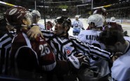 KHL hokejs: Rīgas DInamo - Zagrebas Medveščak