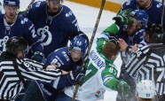 Karsums ar vārtu guvumu sekmē Maskavas 'Dinamo' uzvaru KHL mačā - 7