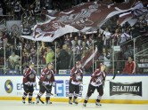 Hokejs, KHL spēle: Rīgas Dinamo - Maskavas Spartak - 21