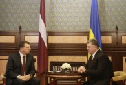 Divpusējā tikšanās ar Ukrainas prezidentu Petro Porošenko - 4