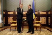 Divpusējā tikšanās ar Ukrainas prezidentu Petro Porošenko - 6