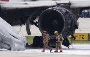 Lidmašīnas aizdegšanās Floridas lidostā - 2