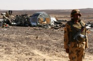 Krievijas lidmašīnas katastrofas vieta Sīnāja pussalā Ēģiptē
