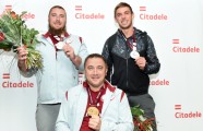 Latvijas paralimpiskā vieglatlētikas komanda, sagaidīšana - 2