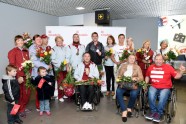 Latvijas paralimpiskā vieglatlētikas komanda, sagaidīšana - 13
