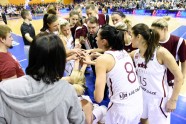 Latvijas sieviešu basketbola izlase Zībarta debijas mačā grūtā cīņā uzvar Lietuvu - 10