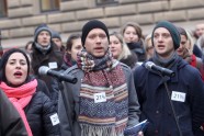 Pie Saeimas protestē pret plānoto 21% PVN kultūras un izklaides pasākumiem - 9