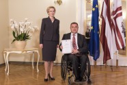Saeimas priekšsēdētāja sveic Latvijas paralimpisko vienību - 1