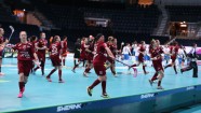 Latvija vs Čehija, pasaules čempionāts florbolā sievietēm Somijā, 05.12.2015 - 17