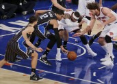 Basketbols, NBA spēle: Ņujorkas Knicks - Orlando Magic - 3