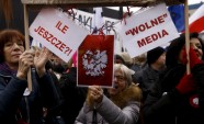 Polijā protestē pret jauno mediju likumu - 4